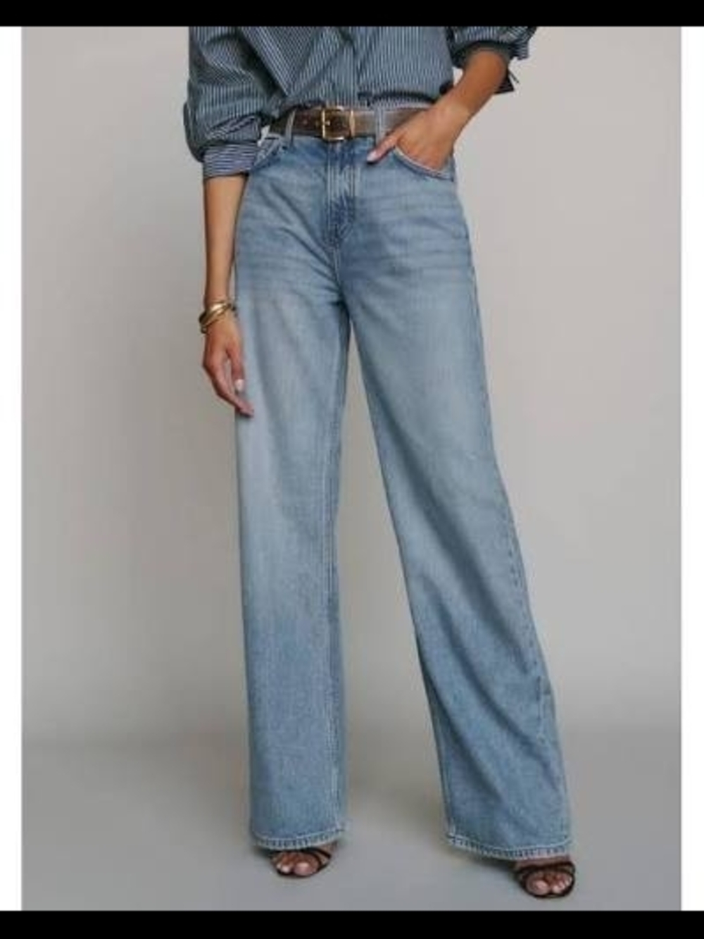 NWT sz 26 Reformation Palmer Lived In Baggy Jeans